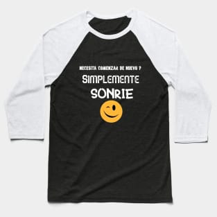 Nuevo comienzo con una Sonrisa Baseball T-Shirt